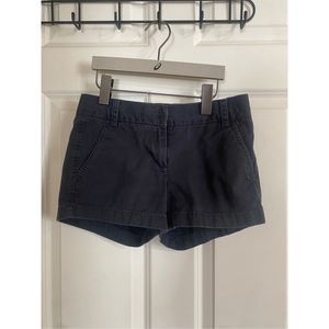 Lightly Worn • Women’s • J. Crew • Navy • Chino • Shorts • Size 00